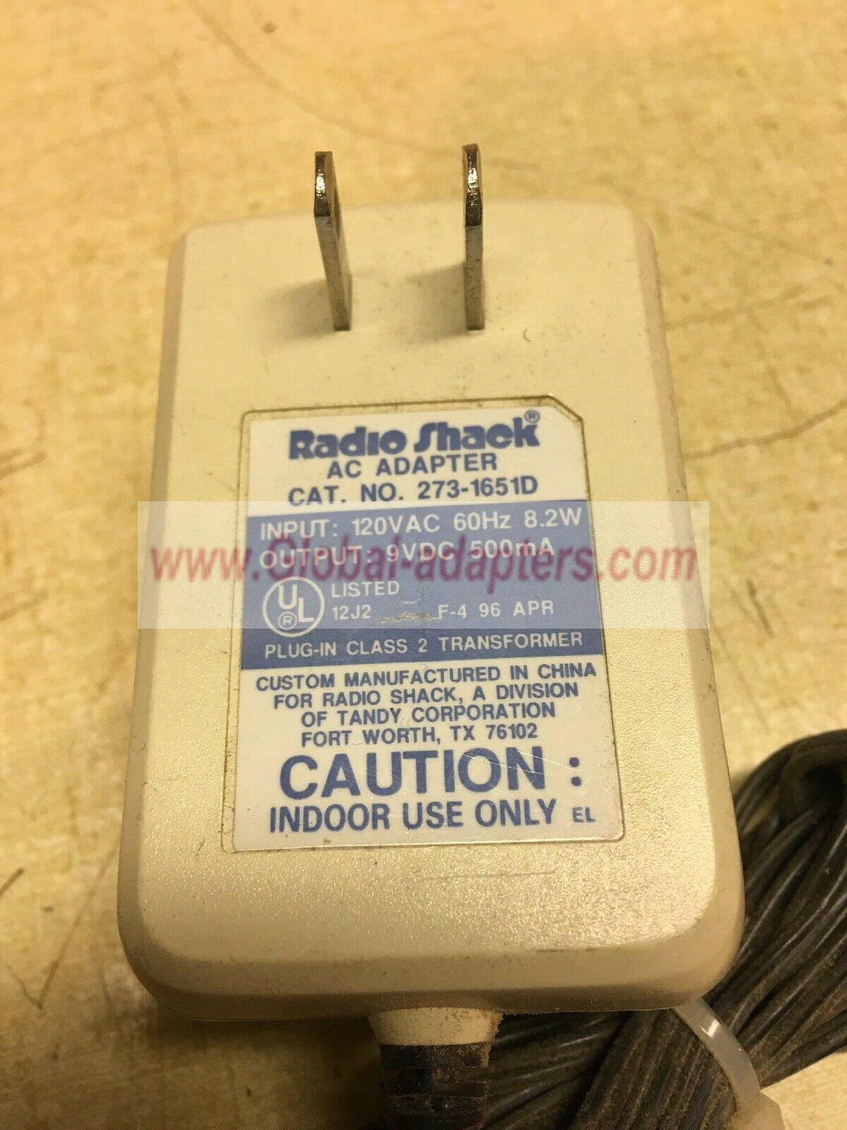 NEW 9V 500mA Radio Shack 273-1651D AC Adapter NEW 9V 500mA Radio Shack 273-1651D AC Adapter