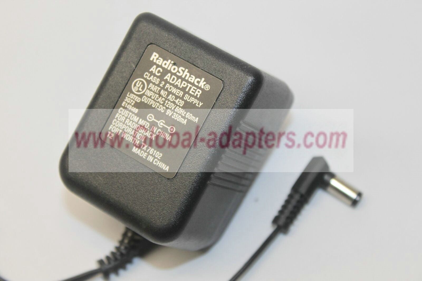 NEW 9V 350mA RadioShack AD-420 Class 2 Power Supply AC Adapter NEW 9V 350mA RadioShack AD-420 Class 2 Power Supply AC Adapter